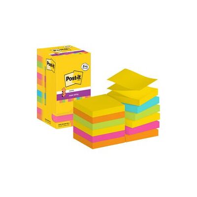 Post-it Super sticky z-nots post_it r330-sscarn-p8+4 76x76 multikleur Post-it Super sticky z-nots post_it r330-sscarn-p8+4 76x76 multikleur