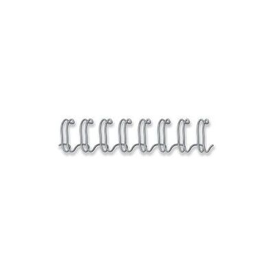 Fellowes bindruggen 34-rings 8 mm a4 zilver 100 stuks Fellowes bindruggen 34-rings 8 mm a4 zilver 100 stuks