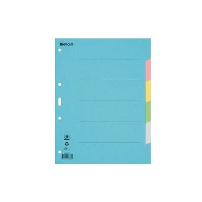 Blanco tabbladen Biella Karton Kleurenassortiment Blanco tabbladen Biella Karton Kleurenassortiment