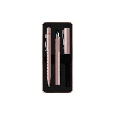 Faber-Castell balpen en vulpen - giftbox - grip 2011 - pale rose - fc-201539 Faber-Castell balpen en vulpen - giftbox - grip 2011 - pale rose - fc-201539