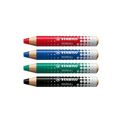 STABILO Model 648/4-5 Whiteboard Markers - Set van 4 Assorted Kleuren STABILO Model 648/4-5 Whiteboard Markers - Set van 4 Assorted Kleuren
