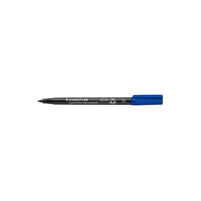STAEDTLER Viltstift lumocolor 317 permanent m blauw - 10 stuks STAEDTLER Viltstift lumocolor 317 permanent m blauw - 10 stuks