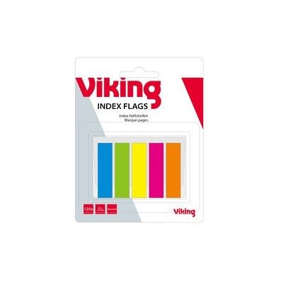 Index Viking 45x12mm assorti neon herplaatsbaar beschrijfbaar 125 vel Index Viking 45x12mm assorti neon herplaatsbaar beschrijfbaar 125 vel