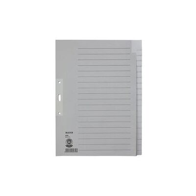 Blanco tabbladen Leitz Grijs Blanco tabbladen Leitz Grijs