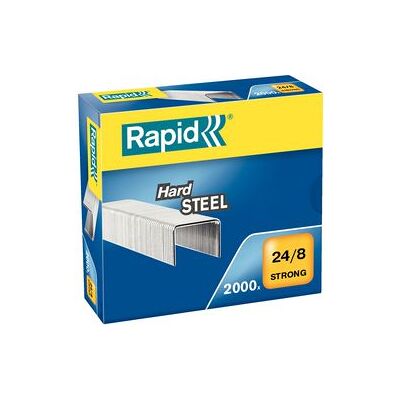 Rapid strong nietjes 24/8mm - 2000 stuks - staal Rapid strong nietjes 24/8mm - 2000 stuks - staal