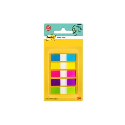 Post-it index - 5 kleuren - 11,9 x 43,2 mm - 100 tabs Post-it index - 5 kleuren - 11,9 x 43,2 mm - 100 tabs
