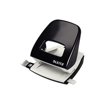 Leitz nexxt metalen bureau perforator - perforeert tot 30 vel - voor mappen en ringbanden - zwart Leitz nexxt metalen bureau perforator - perforeert tot 30 vel - voor mappen en ringbanden - zwart