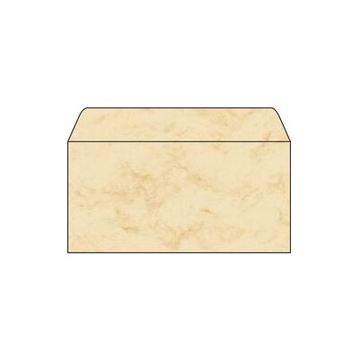 Enveloppen Sigel DP074 Marmer beige 50 stuks Enveloppen Sigel DP074 Marmer beige 50 stuks