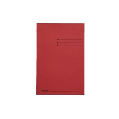 Esselte Mappen 3 flappen folio 235x350mm rood Esselte Mappen 3 flappen folio 235x350mm rood