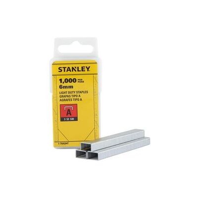 Stanley nieten 6mm type a - 1000 stuks - 1-tra204t Stanley nieten 6mm type a - 1000 stuks - 1-tra204t