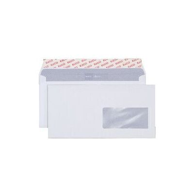 Enveloppen Elco Office C5 / 6 114 x 229 mm 100 gsm Met Venster 500 Stuks Enveloppen Elco Office C5 / 6 114 x 229 mm 100 gsm Met Venster 500 Stuks