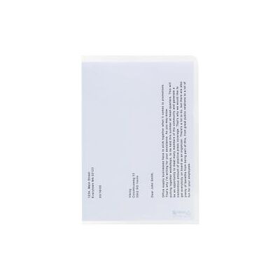L-Vormige mappen Rexel A5 transparant L-Vormige mappen Rexel A5 transparant