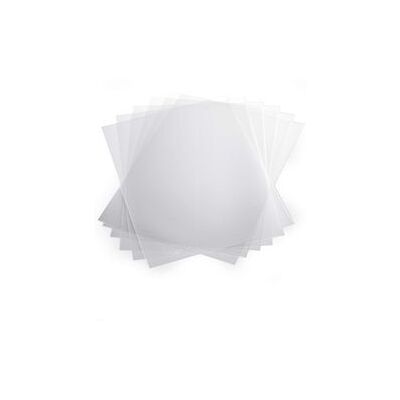 Klemrughoezen Durable 30cm transparant 100vel/A4 Klemrughoezen Durable 30cm transparant 100vel/A4