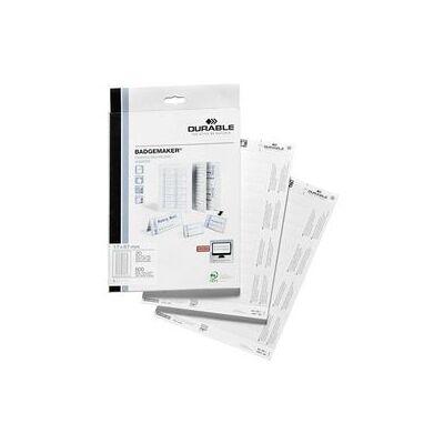 Naamkaartje Durable A4 17x67m 600 stuks Naamkaartje Durable A4 17x67m 600 stuks