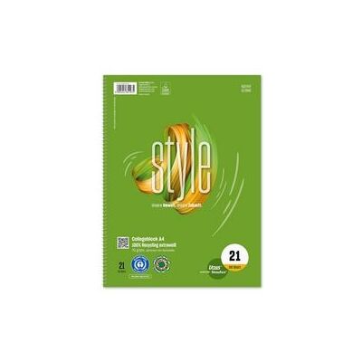 Ursus Collegeblok green a4 wit Ursus Collegeblok green a4 wit