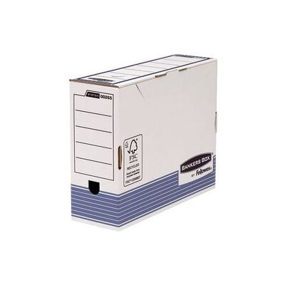 Transfer archiefdoos Fellowes Bankers Box System 26,5x11,1x32,7cm blauw Transfer archiefdoos Fellowes Bankers Box System 26,5x11,1x32,7cm blauw