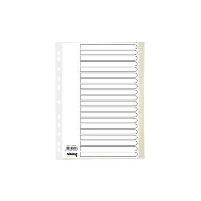 Tabbladen Viking karton A4 100g beige 20stuks 11 gaten Tabbladen Viking karton A4 100g beige 20stuks 11 gaten