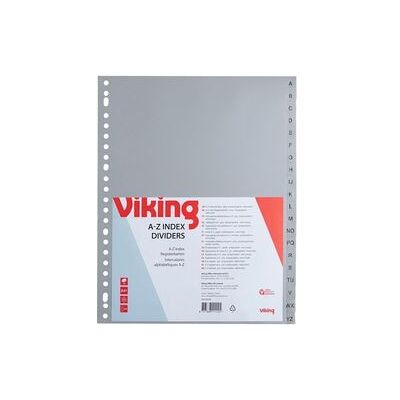 Tabbladen Viking PP A4 120micron 20set 23 gaten A-Z breed Tabbladen Viking PP A4 120micron 20set 23 gaten A-Z breed