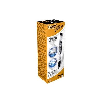 BIC Whiteboardmarker velleda 1,5mm rond zwart doos � 12 stuks BIC Whiteboardmarker velleda 1,5mm rond zwart doos � 12 stuks