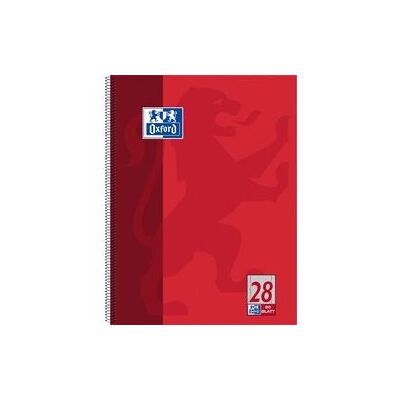 Oxford 100050361, afbeelding, rood, a4, 80 vel, 90 g/m², ruitjespapier Oxford 100050361, afbeelding, rood, a4, 80 vel, 90 g/m², ruitjespapier