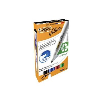 BIC Whiteboard marker 1701 velleda kunststofhouder breed 1-5mm assorti rond BIC Whiteboard marker 1701 velleda kunststofhouder breed 1-5mm assorti rond