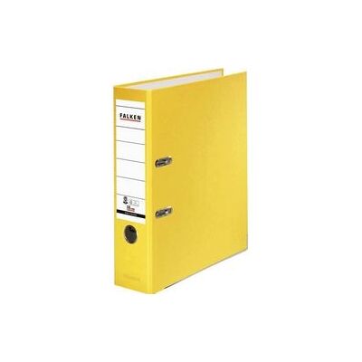 Falken Ordner A4 80 mm Geel 2 ringen Karton Recycled Falken Ordner A4 80 mm Geel 2 ringen Karton Recycled
