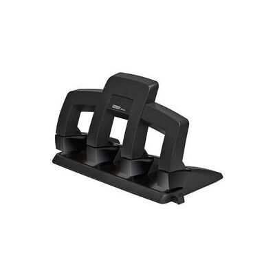 Rapid supreme press less 4-gaats perforator sp34 - perforeeert tot 30 vel - voor mappen en ringbanden - zwart/grijs Rapid supreme press less 4-gaats perforator sp34 - perforeeert tot 30 vel - voor mappen en ringbanden - zwart/grijs