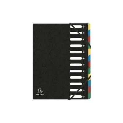 Map met 3 flappen en elastiek Exacompta 55121E A4 Map met 3 flappen en elastiek Exacompta 55121E A4