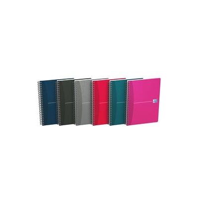 Oxford Spiraalblok oxf essentials a5 ln 180pag 80gr ass 5 stuks Oxford Spiraalblok oxf essentials a5 ln 180pag 80gr ass 5 stuks