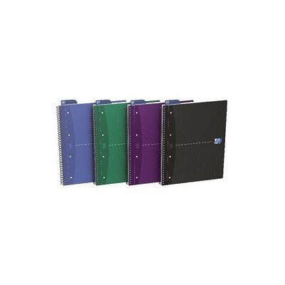 Collegeblok Oxford optik papier 90g/m2 23,5x32,5 geruit 5x5mm dubbelspiraal Collegeblok Oxford optik papier 90g/m2 23,5x32,5 geruit 5x5mm dubbelspiraal
