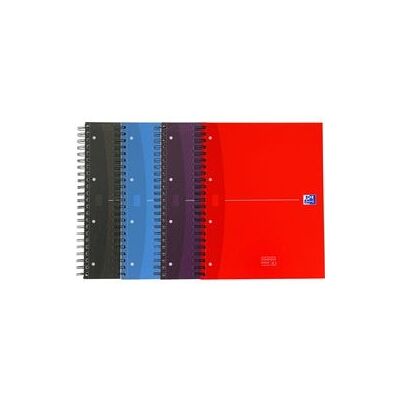 Europeanbook Oxford optik papier 90g/m2 23,5x32,5cm gelijnd 7mm dubbel spiraal Europeanbook Oxford optik papier 90g/m2 23,5x32,5cm gelijnd 7mm dubbel spiraal