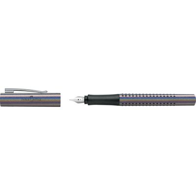 Faber Castell fc-140842 vulpen faber-castell grip glam m zilver Faber Castell fc-140842 vulpen faber-castell grip glam m zilver