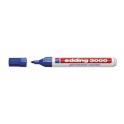 Edding permanent marker 3000 (blauw) Edding permanent marker 3000 (blauw)