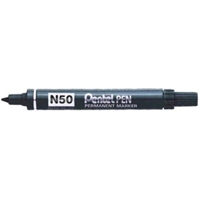 Pentel merkstift pen n50 zwart (1 stuk) Pentel merkstift pen n50 zwart (1 stuk)