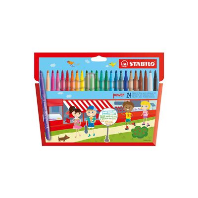 Stabilo Power Feltpen Medium Multicolor - Feltpen Stabilo Power Feltpen Medium Multicolor - Feltpen