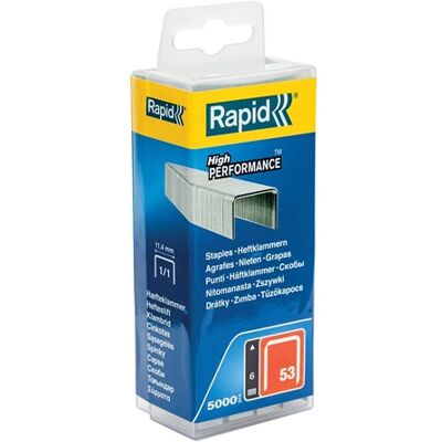 Rapid nieten 53/6 mm galvaniseerd 5.000 stuks Rapid nieten 53/6 mm galvaniseerd 5.000 stuks