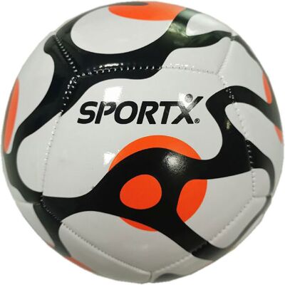 SportX voetbal striker orange 330-350gr Wit SportX voetbal striker orange 330-350gr Wit