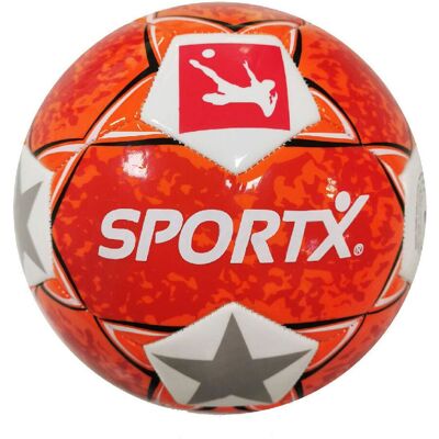SportX voetbal superior red 330-350gr Rood SportX voetbal superior red 330-350gr Rood