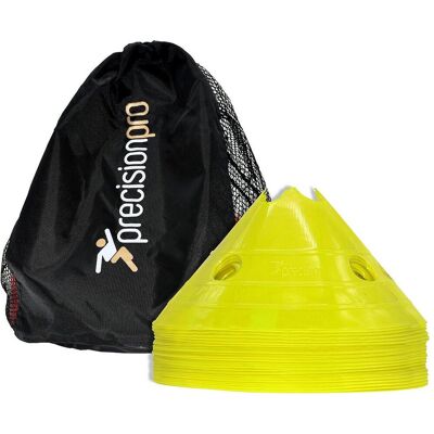 Precision 20 hockey pionnen - groot - geel Precision 20 hockey pionnen - groot - geel