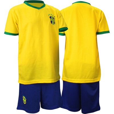 Avento Voetbalset supporter - junior - geel/blauw/groen - 92 Avento Voetbalset supporter - junior - geel/blauw/groen - 92