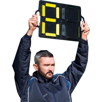 Precision wisselbord 50 x 30 cm zwart 2-delig - voetbal Precision wisselbord 50 x 30 cm zwart 2-delig - voetbal