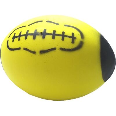 Atabiano Rugby bal foam 18 cm geel Atabiano Rugby bal foam 18 cm geel