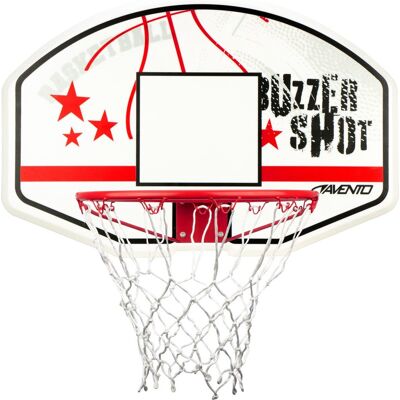 Avento basketbalbord - inclusief ring & net - buzzershot Avento basketbalbord - inclusief ring & net - buzzershot