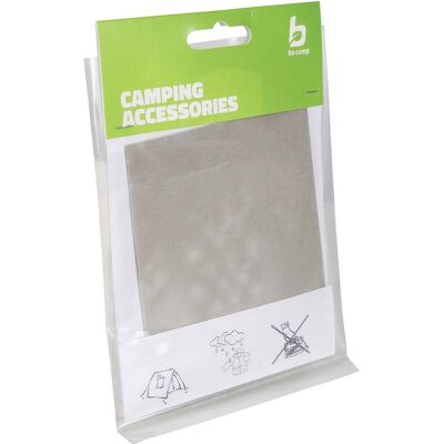 Bo-Camp - reparatiedoek - zelfklevend - nylon - grijs Bo-Camp - reparatiedoek - zelfklevend - nylon - grijs