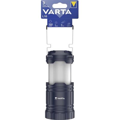 Varta 15673101111 lantern l10 3aa ohne batt. campinglantaarn 150 lm 272 g zwart Varta 15673101111 lantern l10 3aa ohne batt. campinglantaarn 150 lm 272 g zwart