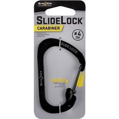 Nite Ize karabijnhaak slidelock zwart #4 Nite Ize karabijnhaak slidelock zwart #4