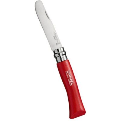 Opinel no. 07 mon premier zakmes - rvs - rood Opinel no. 07 mon premier zakmes - rvs - rood
