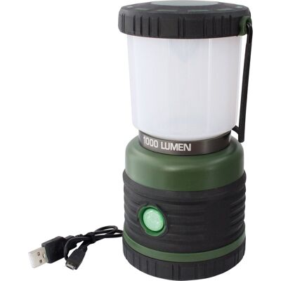 Eurotrail campinglamp léon 1000l - black/forest green Eurotrail campinglamp léon 1000l - black/forest green