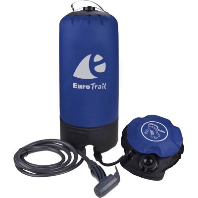Eurotrail camping voetpomp douche - 11liter Eurotrail camping voetpomp douche - 11liter