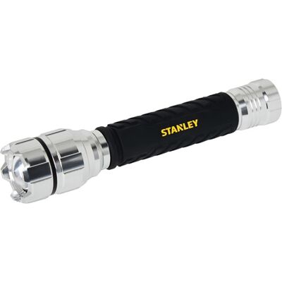 Stanley sxls43183e led zaklamp 500 lumen 100 m bereik incl. 2x aa duracell batterijen - sxls43183e Stanley sxls43183e led zaklamp 500 lumen 100 m bereik incl. 2x aa duracell batterijen - sxls43183e